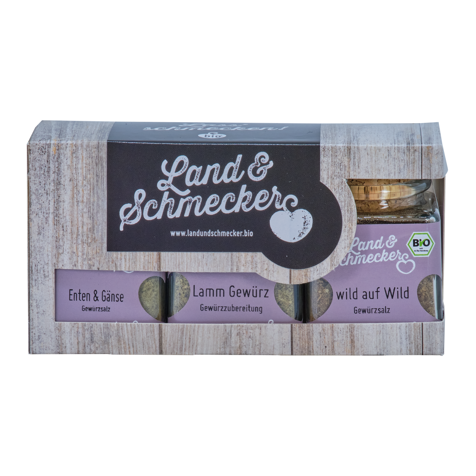 3er Box (Ente & Gänse, Lamm Gewürz, wild auf Wild)